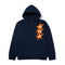 Huf All Star Sweat A Capuche Zip - Navy - Streetart.fr
